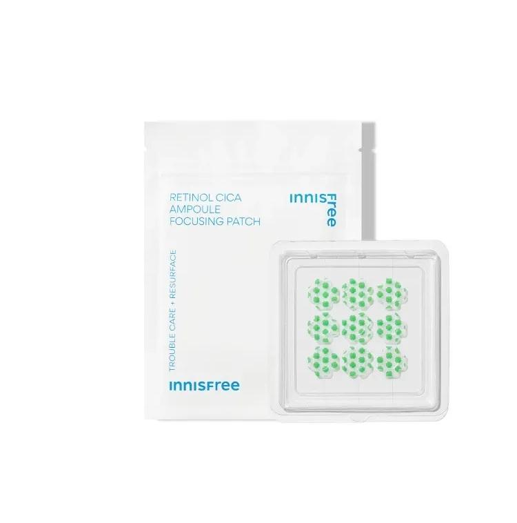 Innisfree Retinol Cica Ampoule Focusing Patch Targeted Acne Care Spot Patches (9 Patches)