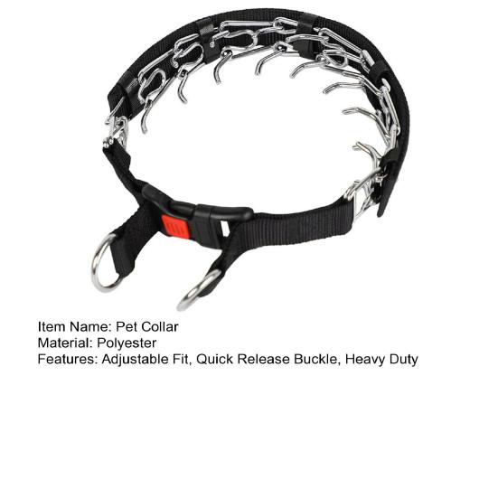 Martingale Anti-Zieh Hundehalsband Strapazierfähiges Nylon-Hundehalsband Verstellbar Anti-Zieh-Halsband mit Schnellverschluss für große, mittlere und kleine Hunde