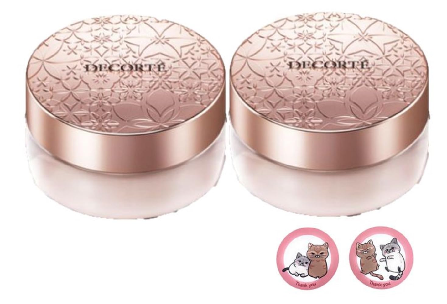 

of Cosme Decorte Face Powder 20g piece with CRYSTAL POT original gift sticker [Set 2] (00 translucent) *1