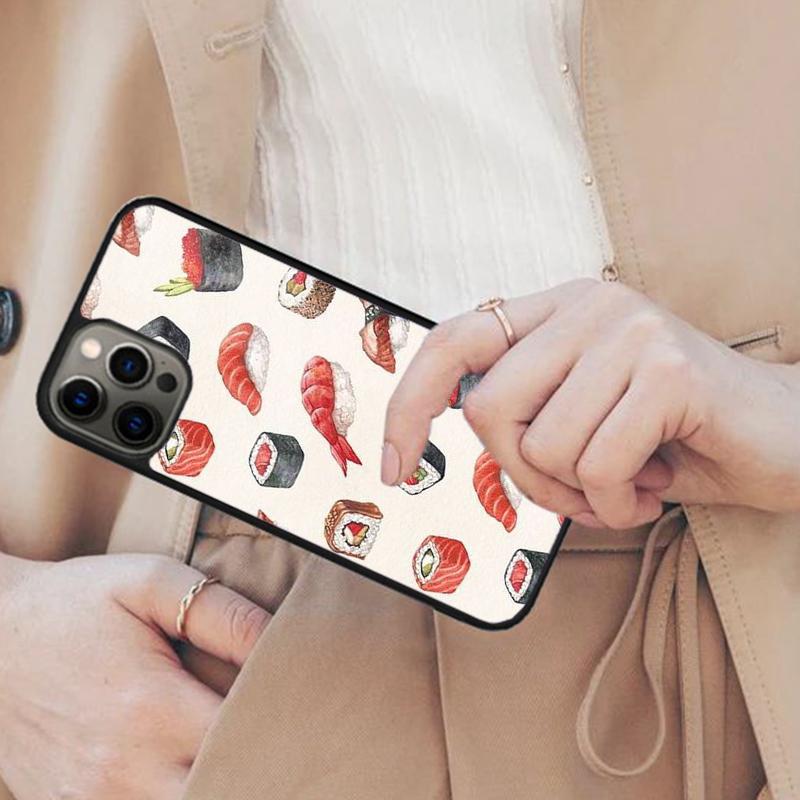 Sushi Food Magnetic Phone Case For APPLE iPhone 17 Air 16 14 13 12 Pro Max 15 Plus Wireless Charge With MagSafe Cover