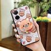 Anti-knock Soft Case Phone Case For Redmi A5 4G/Xiaomi Poco C71 4G Rotatable stand Cartoon Skin feel silicone Simplicity