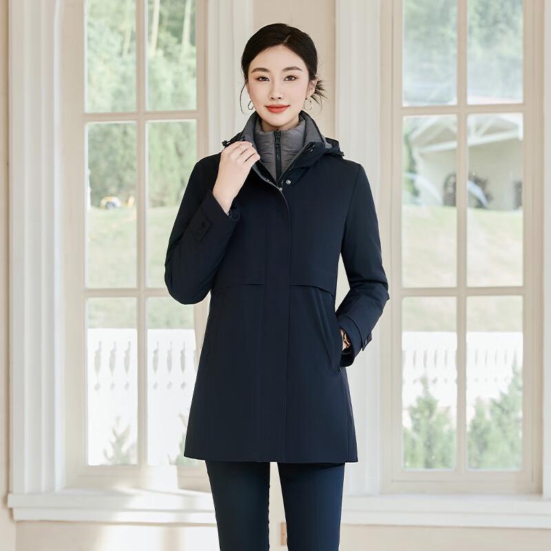 Terman Mid-Length Detachable Liner Down Jacket