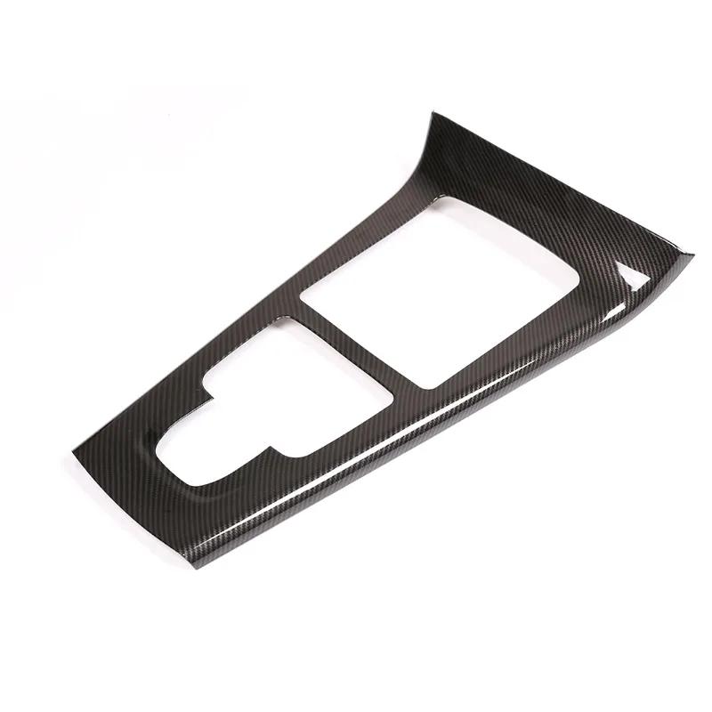 For Mercedes Benz A Class W177 - ABS Carbon Fiber Car Center Console Gear Shift Panel Decorative frame Car Accessories Carbon Fiber