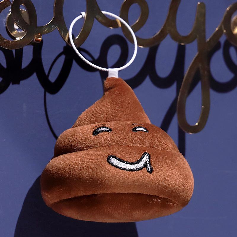 Creative Cute Poop Plush Keychain - Small Pendant Toy Doll and Photo Prop for Men
