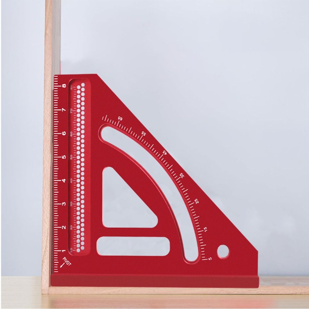 Woodworking Square Protractor Multi-Angle Miter Triangle Ruler  For Engineer Carpenter
