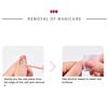 1 Set Full Pattern Wraps Self-Adhesive Nail Polish Stripes Nail Stylish Semi-Cured Gel Pedicure