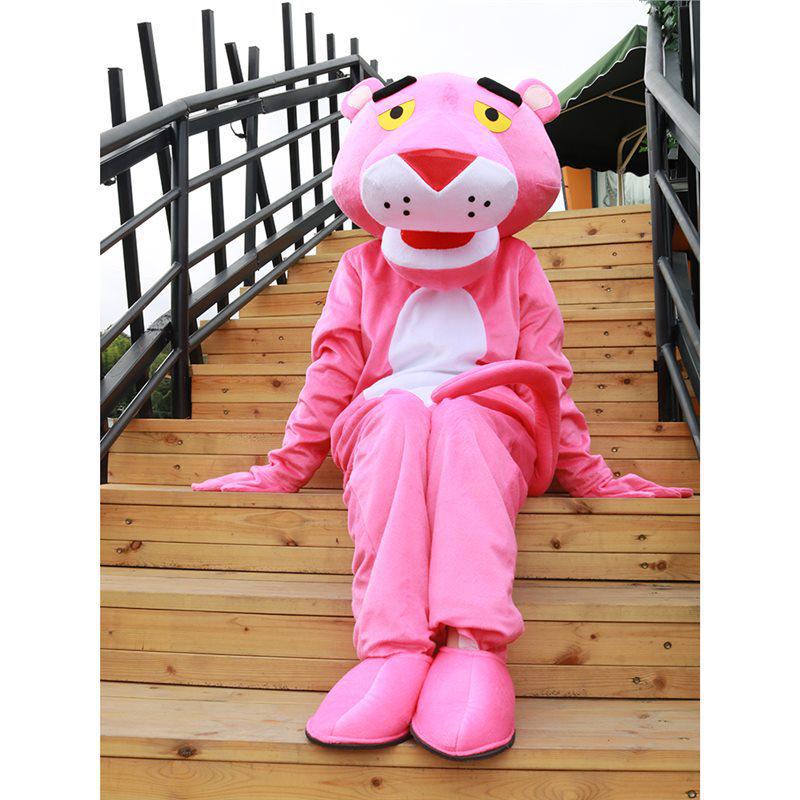 Μασκότ Ροζ Πάνθηρα και στολή Cosplay