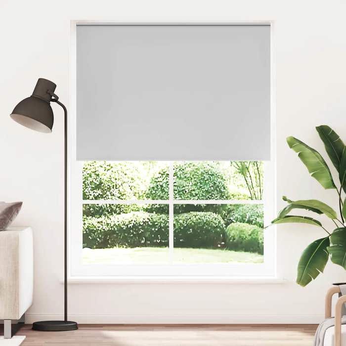 VidaXL Roller Blind Blackout 140x230 Cm Grey Window Bedroom 240173