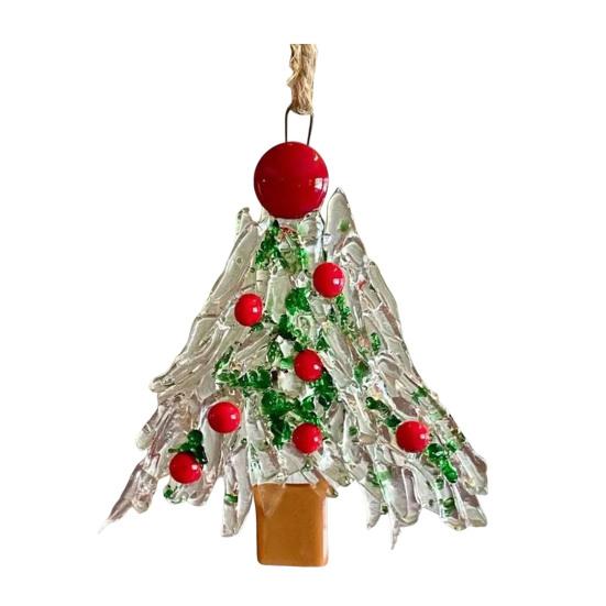 

Кристальные елочные украшения Yousheng Прозрачный венок/елка Рождественское подвесное украшение для праздника, для дома, для улицы B5