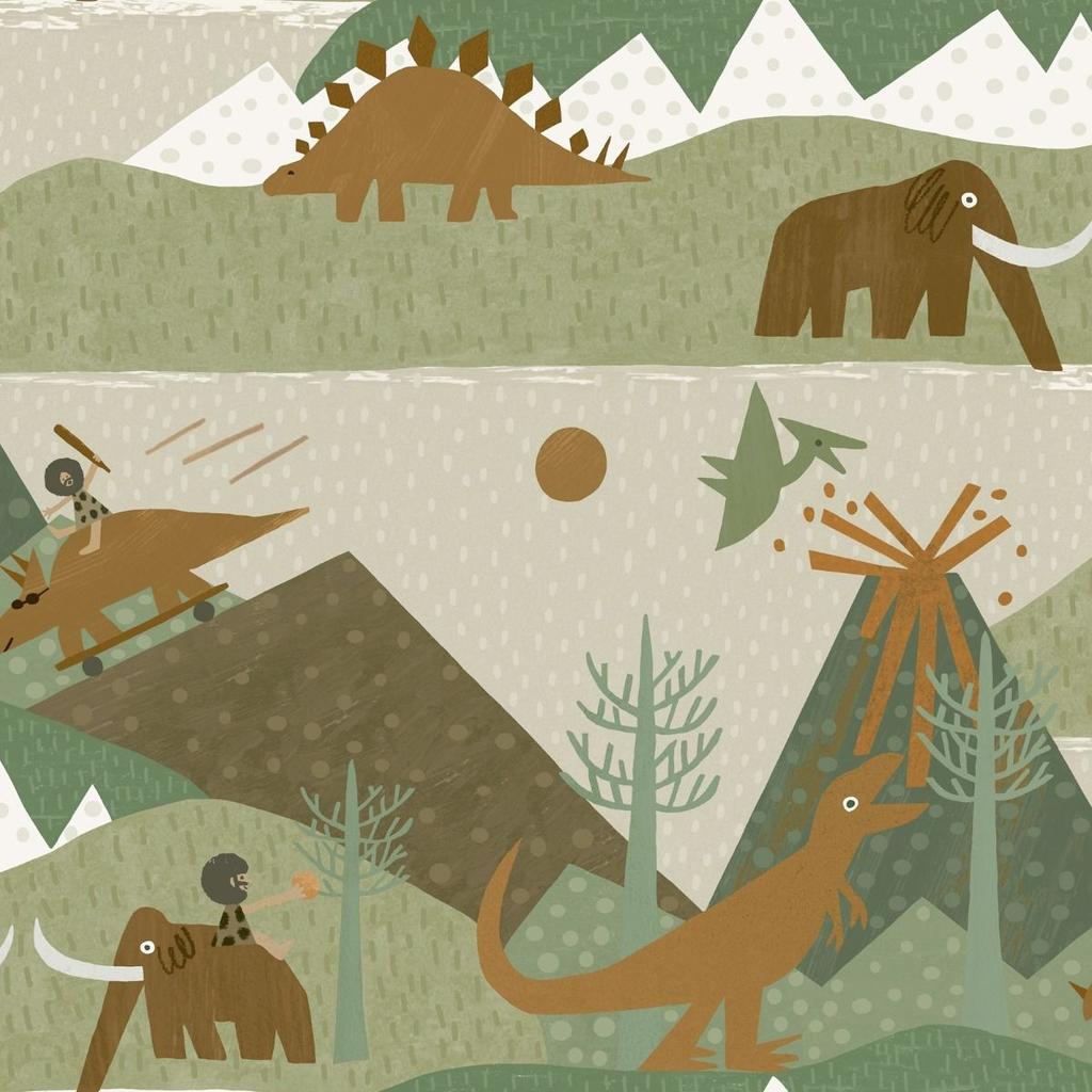 Tapeta Holden Decor Prehistorický dinosaurus