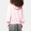 We11done Fw22 Solid Color Hooded Pullover Sweatshirt Women sweatshirt Pink WDTH322732WPK