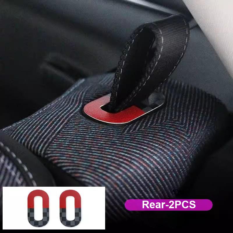 

2 шт. Кожаная наклейка на ручку спинки заднего сиденья автомобиля, защитная наклейка для Mini Electric Cooper E SE J01 EV 2025 2025 Аксессуары For Mini J01 EV