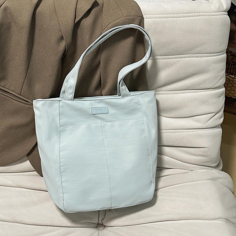 Large Capacity Canvas Bag Student Class Commuter Tote Bag