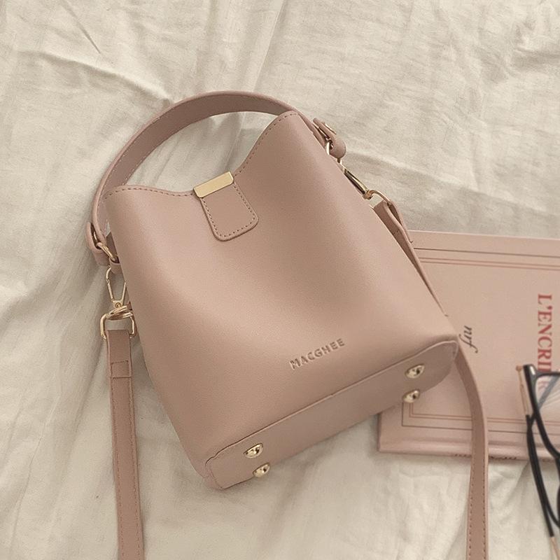 Fashionable Hand-held Small Bag, Simple Bucket Bag, Versatile Single-shoulder Crossbody Bag