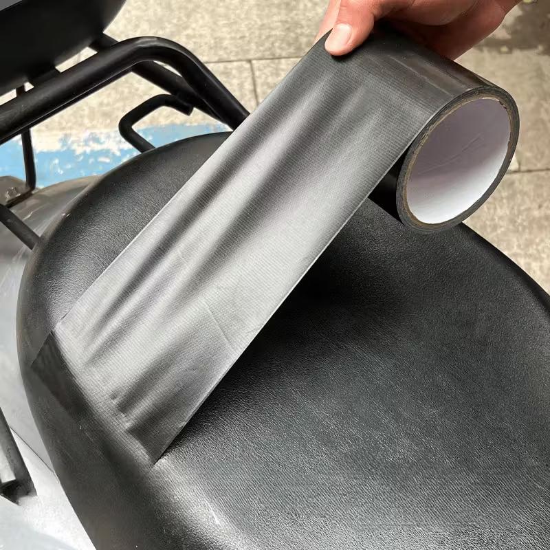 

1PC 5/10/20m Instant Leather Repair Tape Self-Adhesive Patches for Car Seats, Sofas Waterproof, Sunproof & Durable Fabric Re 5mx5cm чорний