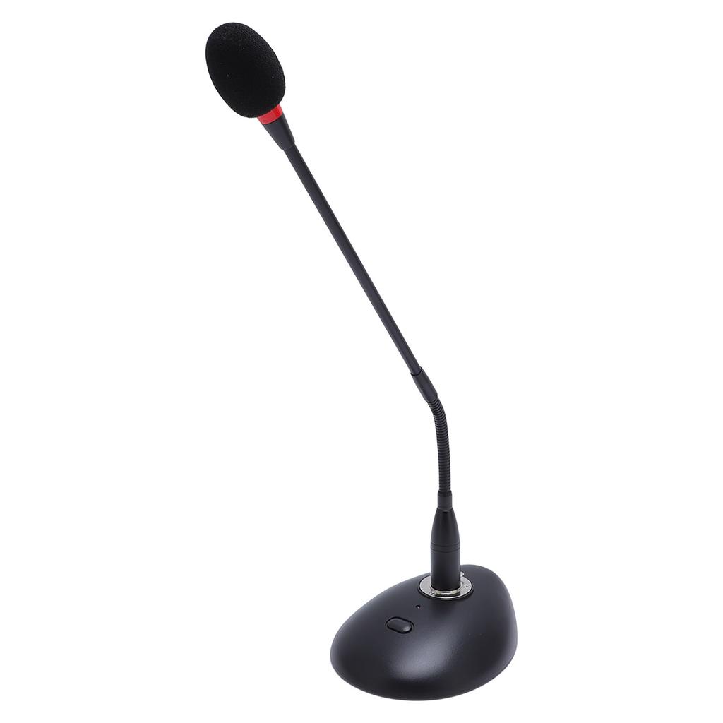 Gooseneck Condenser Microphone Cardioid Adjustable Multifunctional Desktop Microphone for Lecture Me