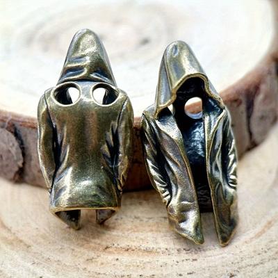 Płaszcz Mosiężny Nóż Koraliki EDC DIY Paracord Tkane Bransoletki Smycz Breloczek Zawieszki Akcesoria Narzędzia zewnętrzne Zawieszki Charms