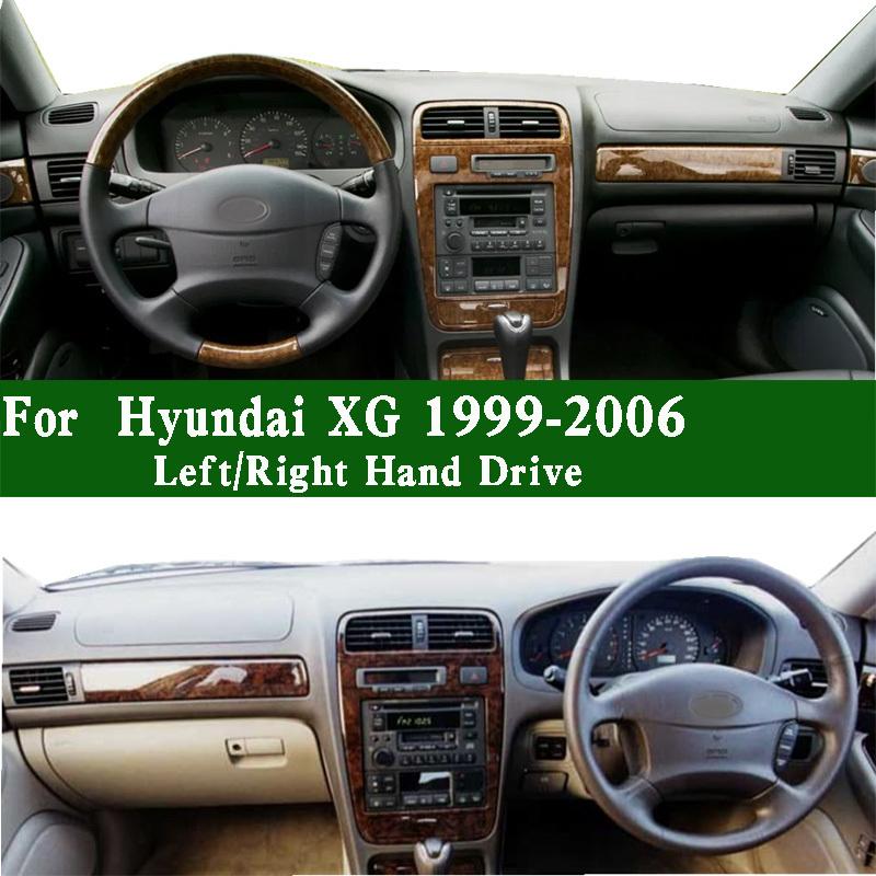 For Hyundai XG300 XG250 XG350 1999-2006 Dashmat Dashboard Cover trument Panel Sunscreen Protective Pad Anti-Dirt Ornaments