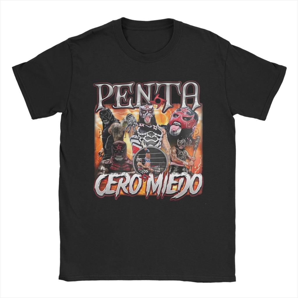 Men Women Graphic Printing Penta El Zero Miedo Wrestler Wrestling T Shirt Tee Cotton Tshirts Clothing