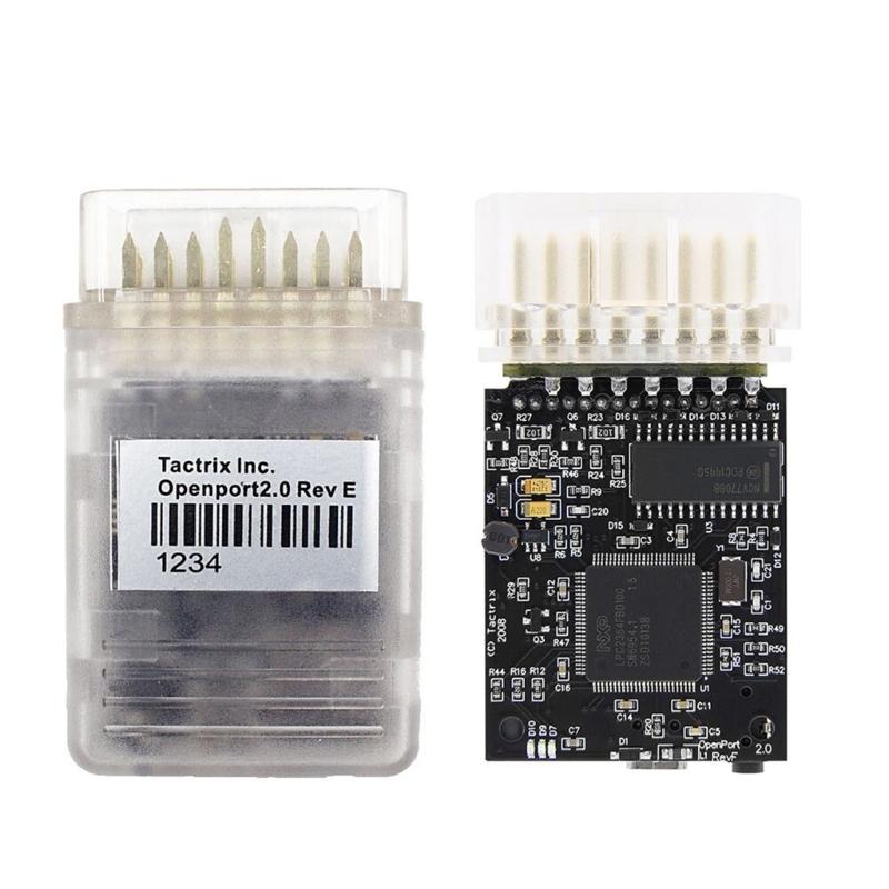 Auto Chip Tuning Tool OBD2 Connector Scanner Diagnosis Software Remote Install for Vehicle Debugging Tactrix Openport2.0