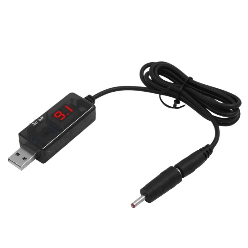 USB Повышающий преобразователь DC 5В в 9В 12В USB Повышающий преобразователь Кабель + Разъем 3.5x1.35мм Для Источника питания/Зарядного устройства/Преобразователя мощности