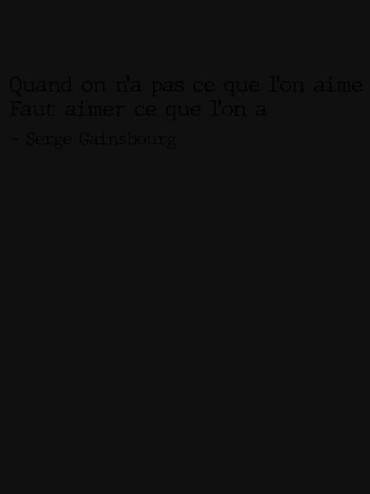 Serge Gainsbourg Serge Gainsbourg - citazione classica T-Shirt Essenziale