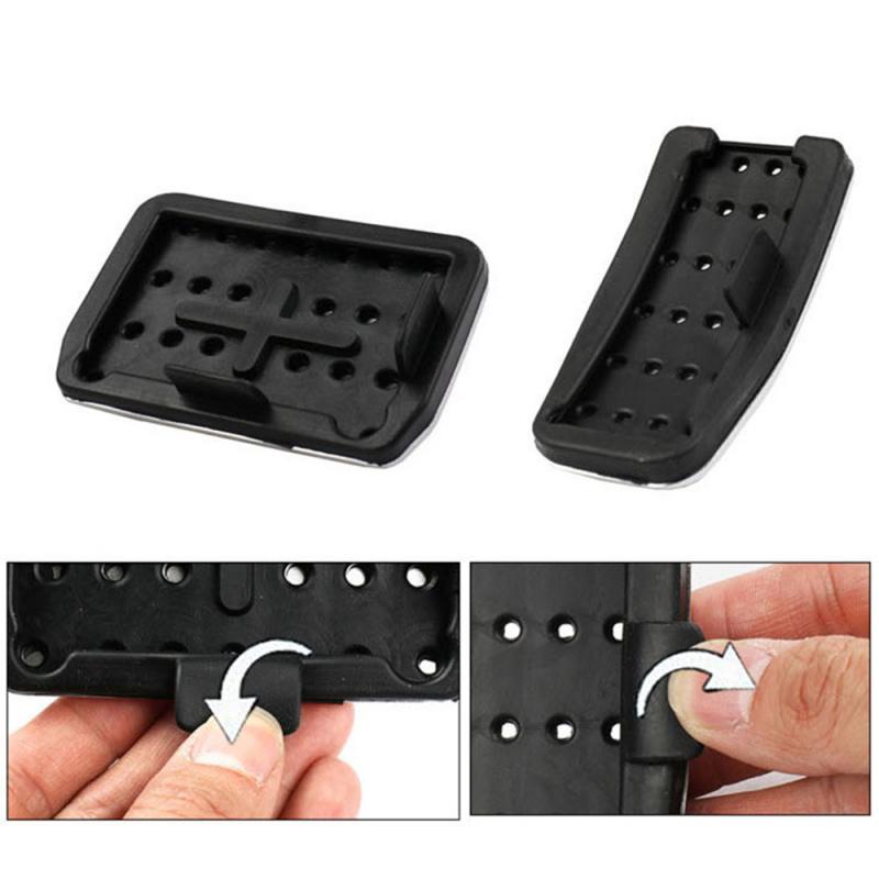 Accelerator and Brake Foot Pedal Pads Aluminum Non-Slip Cover For Tesla Model 3/Y
