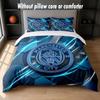 Ensemble de literie Manchester City 1 housse de couette + 2 taies d'oreiller Linge de lit doux et respirant pour la maison