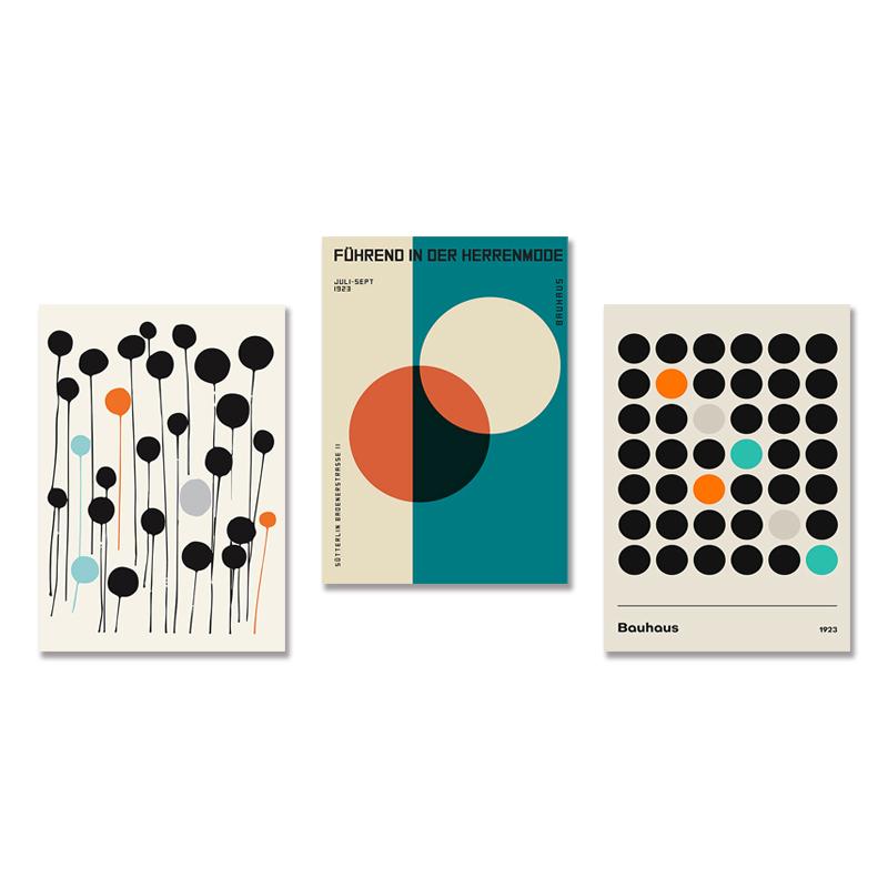 

Абстрактные геометрические настенные художественные картины, современные картины в горошек, холст, простые постеры и принты для интерьера гостиной, домашнего декора 21x30cm No Framed