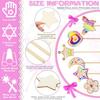 42 Pcs Princess Fairy Wands Kit, Include 36 Pcs Wooden Unfinished Wand DIY Princess Wand with 6 Sheet Colorful Diamond Sticker for Girls Make Your