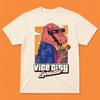 Jason Vice City Leonida Alligator Printed  New Tshirt Cotton Unisexs and Womens Popular Streetwear Casual T Shirt Casual Top