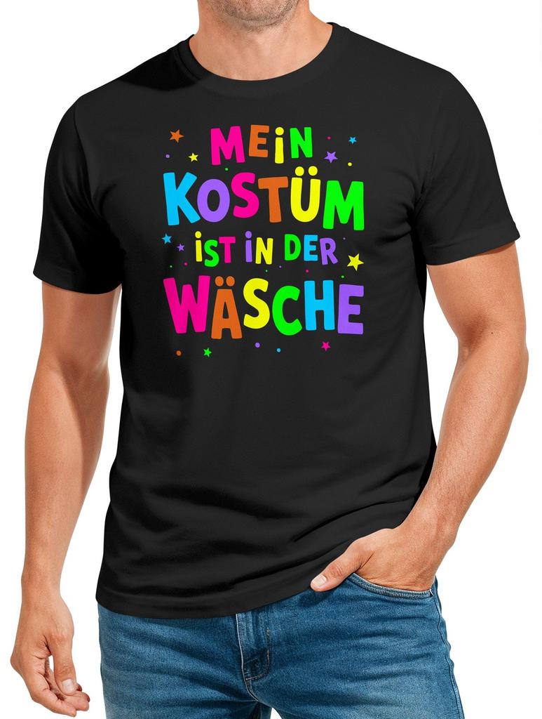 Mens T-Shirt Anti Carnival Mardi Gras Saying - My Costume Is In The Wash-