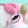 Nylon Cube Makeup Bag With Multiuse Design For Travel And Cosmetics Storage