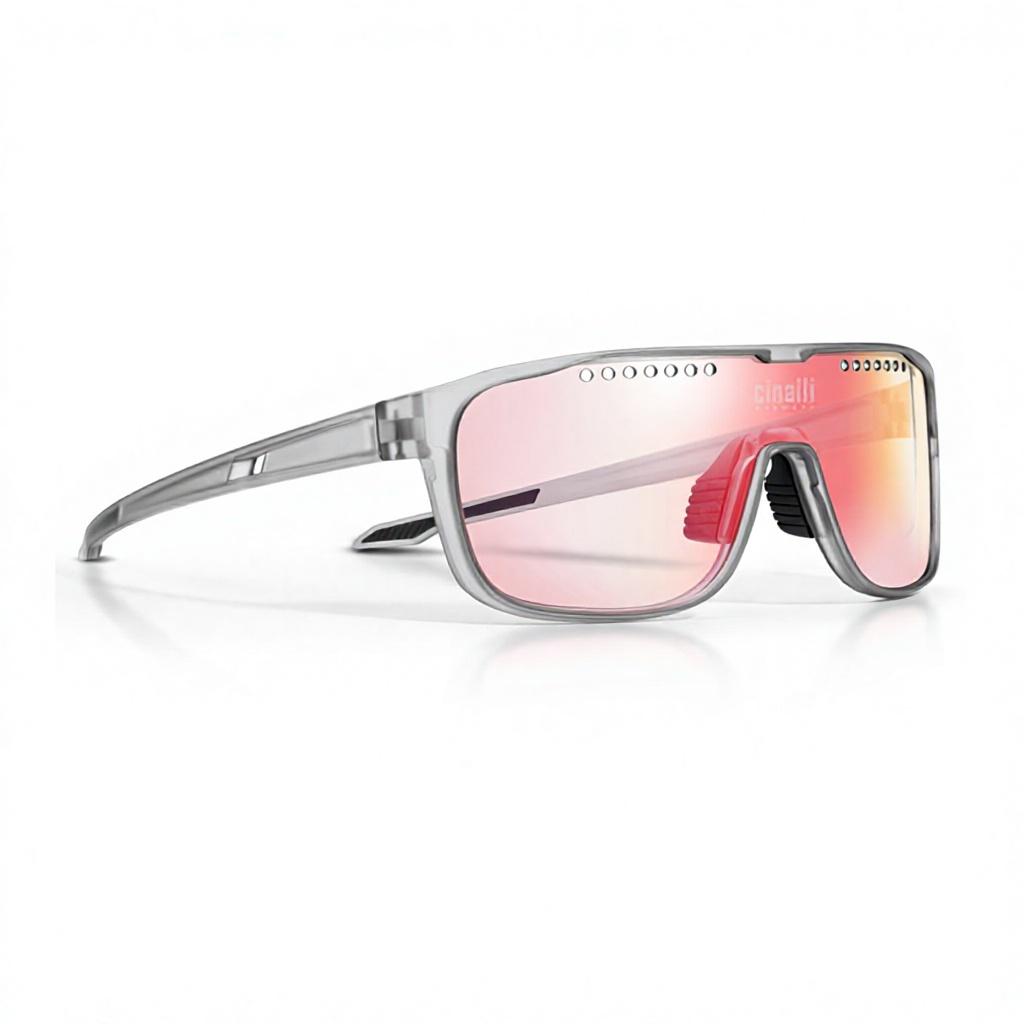 Cycling Glasses Protective Goggles Myopia-compatible Polarized Photochromic Frameless TR90 Mountain Biking Road Cycling