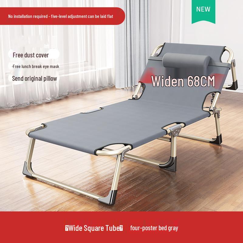 Reinforced Multifunctional Folding Recliner Bed for Home and Office