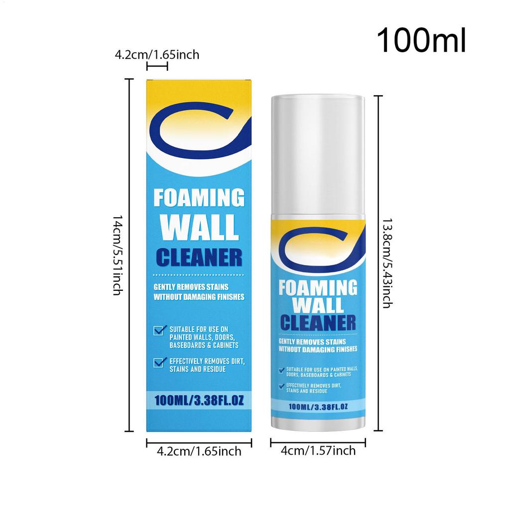 100ml Badezimmer Wandreiniger Entfetter Schaum Für Flecken Starker Küchenentfetter Für Dusche Badezimmer Küchenfliesen Fugen Decke