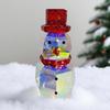 Colorful Luminous Snowman Ornaments, Interesting Christmas Desktop Decorations