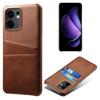 For Oppo Reno13 F 5G Case Dual Card Slots PU Leather+Hard PC Phone Cover