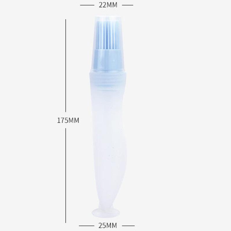 Pinceau à Huile en Silicone avec Ventouse pour Outil de Bricolage Pâtisserie Cuisine Barbecue