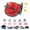 2Pcs 12V/24V Electric Snail Train Horn Motorcycles Speaker  For Motorcycle Car Truck SUV Boat