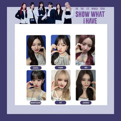 Ive Photocard World Tour SHOW WHAT I HAVE 1 Pack (6 Sheets)