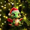 New Year Christmas Dragon Baby Egg Acrylic Christmas Hanging Creative Ornament Christmas Tree Hanging Ornament Pendant Gift