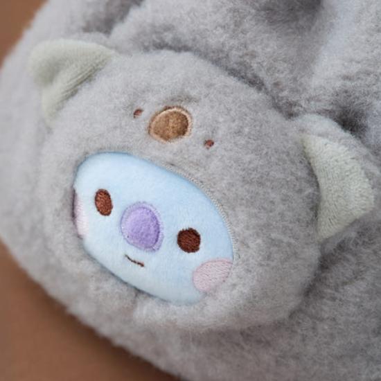 BT21 Dětský plyšový váček na provázek s nadýkaným obličejem