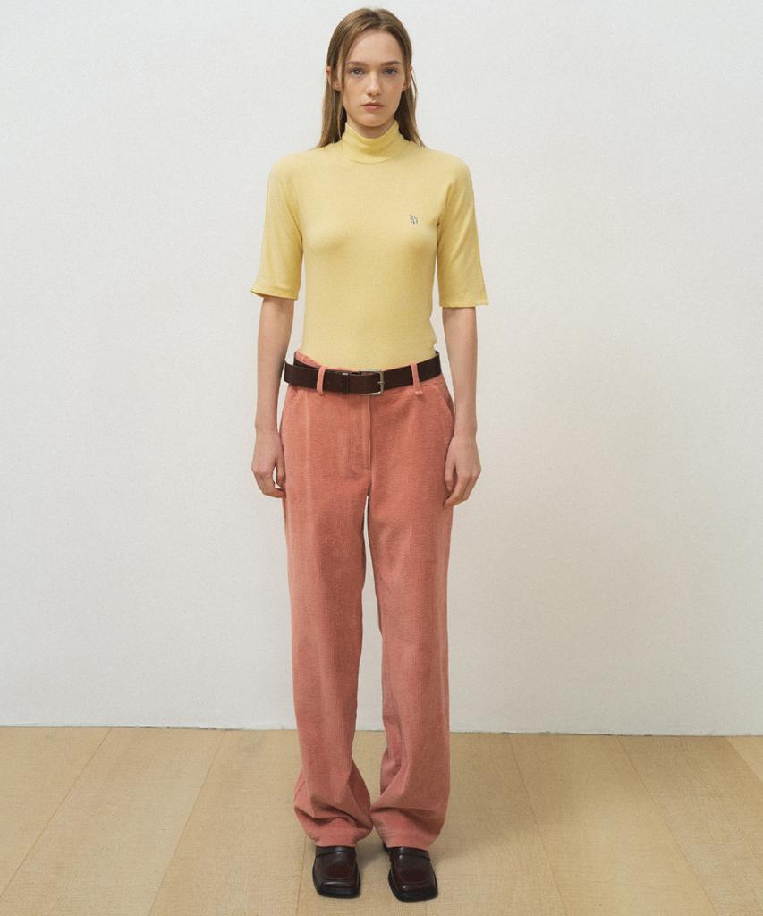 IULAI Funny Corduroy Pants Coral
