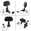 Black Motorcycle Driver Rider Front Backrest Mounting Kit For Harley Touring CVO Street Glide Road King Classic 2009-2026