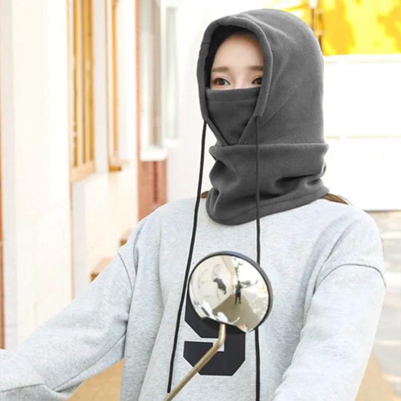 Cache-cou thermique d'hiver extérieur polaire cagoule écharpe ski masque facial snood capuche chapeau coupe-vent garder au chaud bonnet de cyclisme nouveau