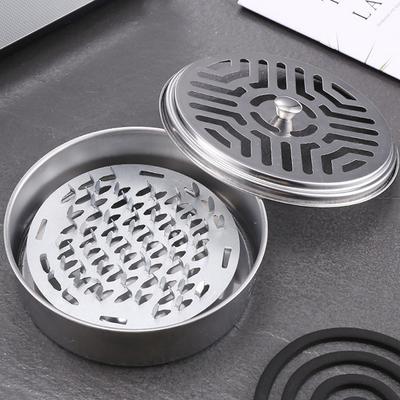 Stainless Steel Repellent Incense Plate Incense Holder Incense Plate Tray Incense Burner Box Zen Home Decor for Home Outdoor