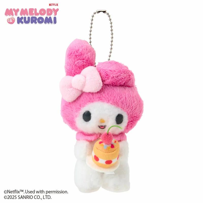 

Держатель для маскота Sanrio My Melody Торт ( Оригинальное аниме Netflix My Melody & KUROMI ) NEW