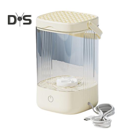 

Электрический очиститель для кистей для макияжа 7000 об/мин USB автоматическая машина для чистки косметических кистей многофункциональный держатель для сушки косметических кистей контейнер для мытья инструментов бежевый