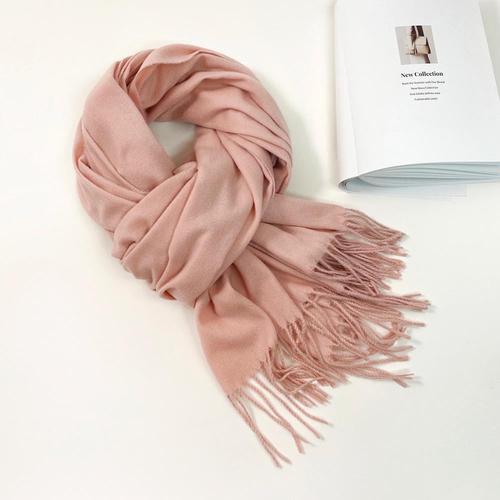 Čtyři roční období k dispozici Nový dámský všestranný kabát na vlasy Imitace kašmírové šály Teplá střední šála šál